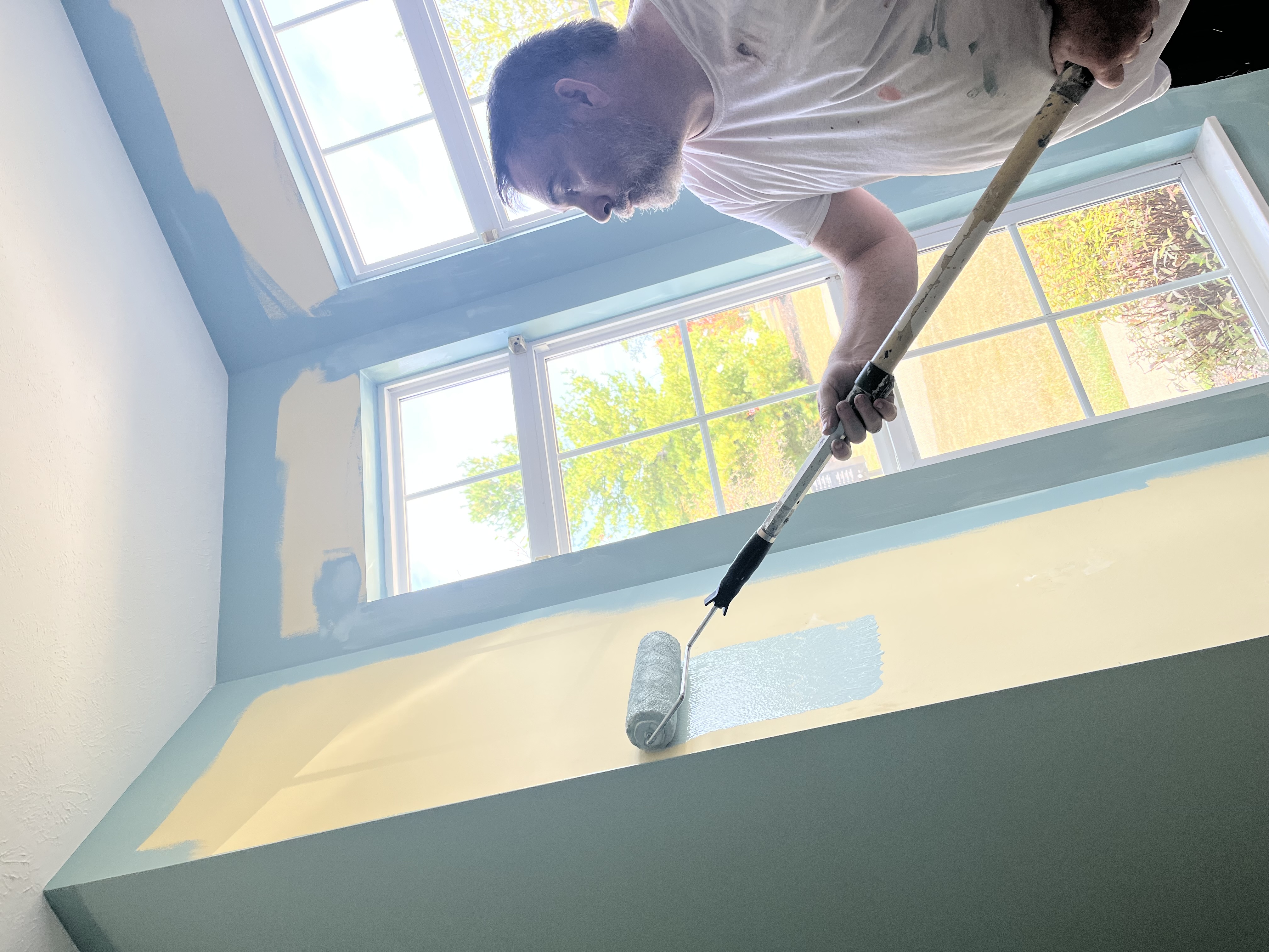 Freshly painted white house exterior — Summit County